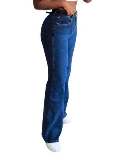Calça de Ganga Wide Leg - 𝐊𝐖𝐀𝐋𝐊𝐄𝐑